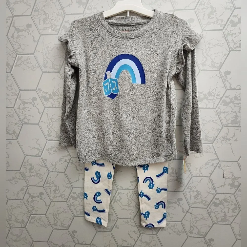 NWT Hanukkah or Shabbat Cat & Jack girl Outfit